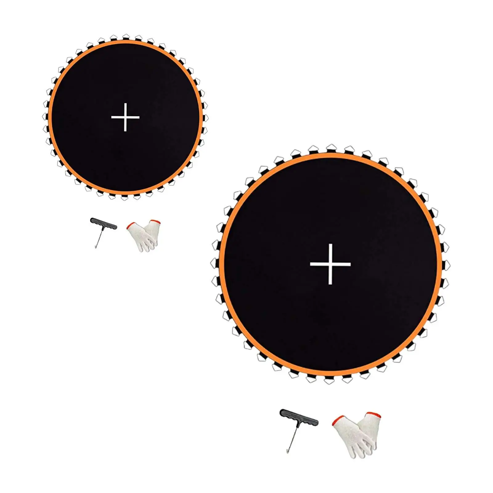 

_ Коврик для прыжков, Круглый сетчатый Восстанавливающий коврик, прочный коврик для прыжков