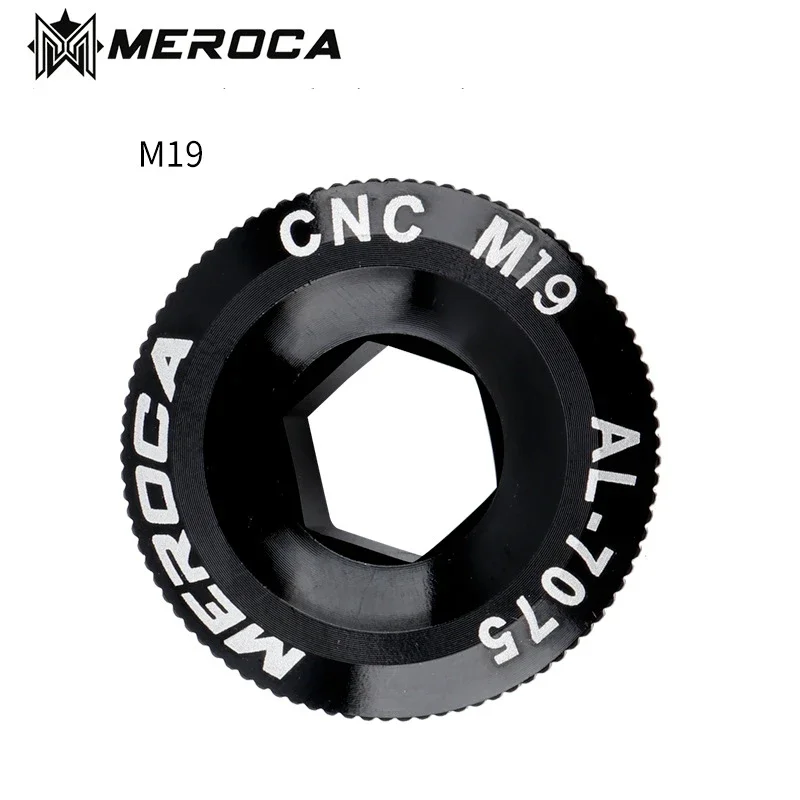 MEROCA MTB Aluminum Alloy CNC Screw Mountain Bike Crank Cover Screws M18/M19/M20 Bolt For SHIMANO Iamok