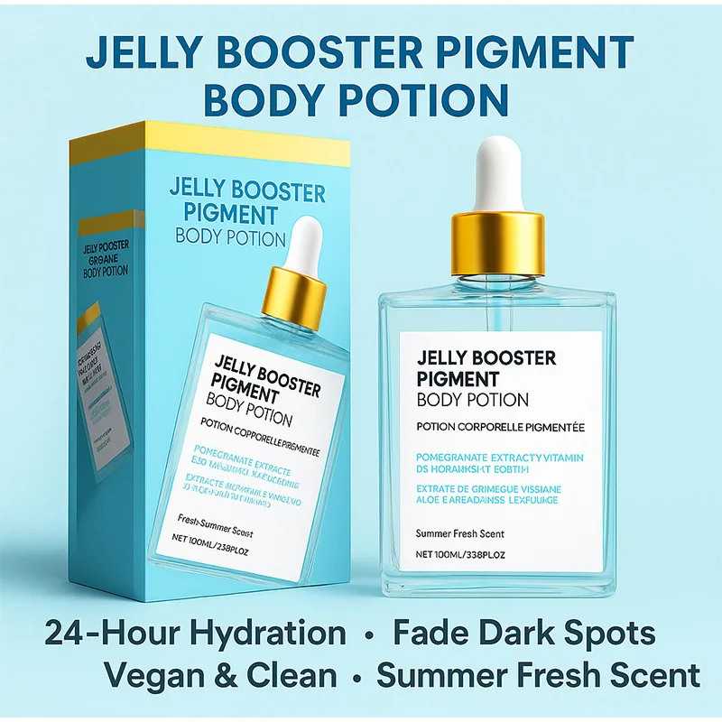 Jelly Brightening Body Serum  Hydrating Glowing Moisturizer For Skin, Lightweight Gel Body Essence