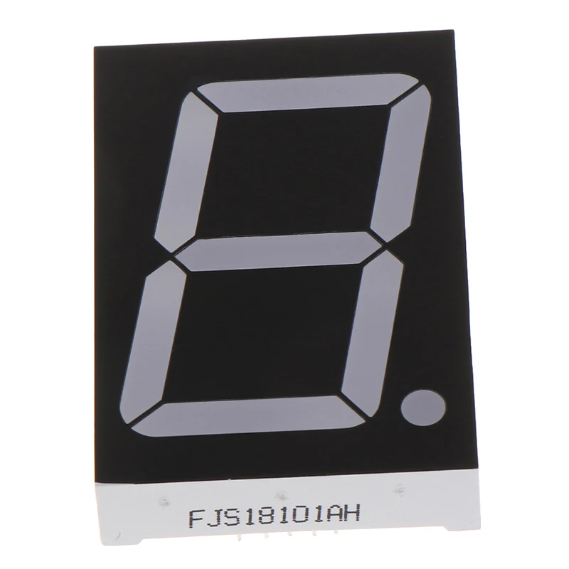 Cathode commune à affichage LED rouge, 1 chiffre, 7 segments, 1.8 pouces, nouveau, 1 pièce