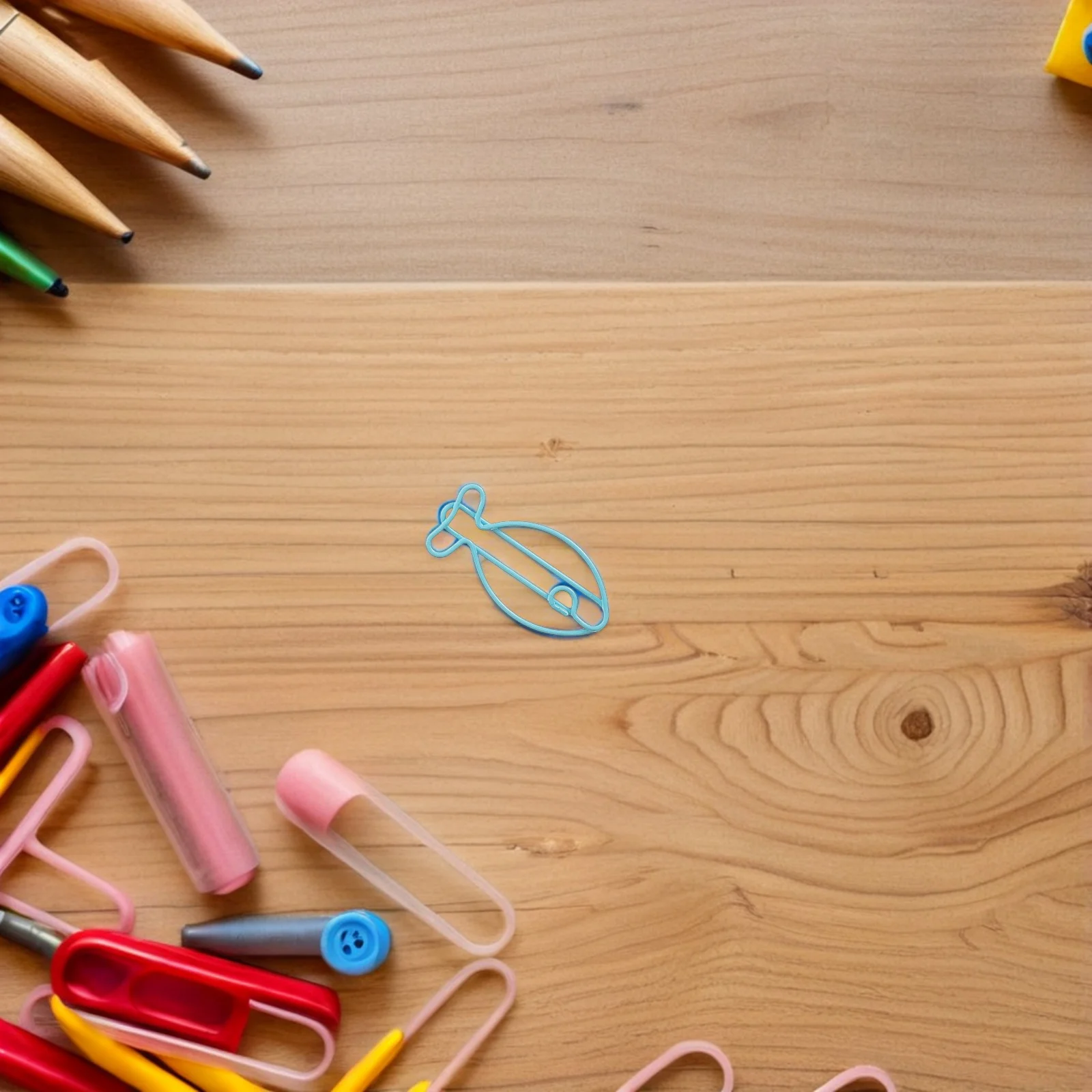 

60Pcs Fish Paper Clips Metal Cute Animal Shaped Creative Clips for Office School Home Document Holding Paper Clip Kit