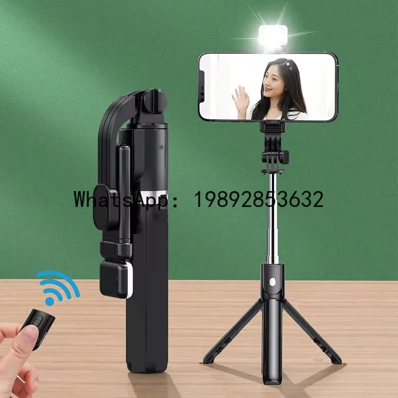 

Tripod for Smartphone Camera,Stand with Bluetooth shutter and light,Wireless Selfie Stick brackets with Phone Holder