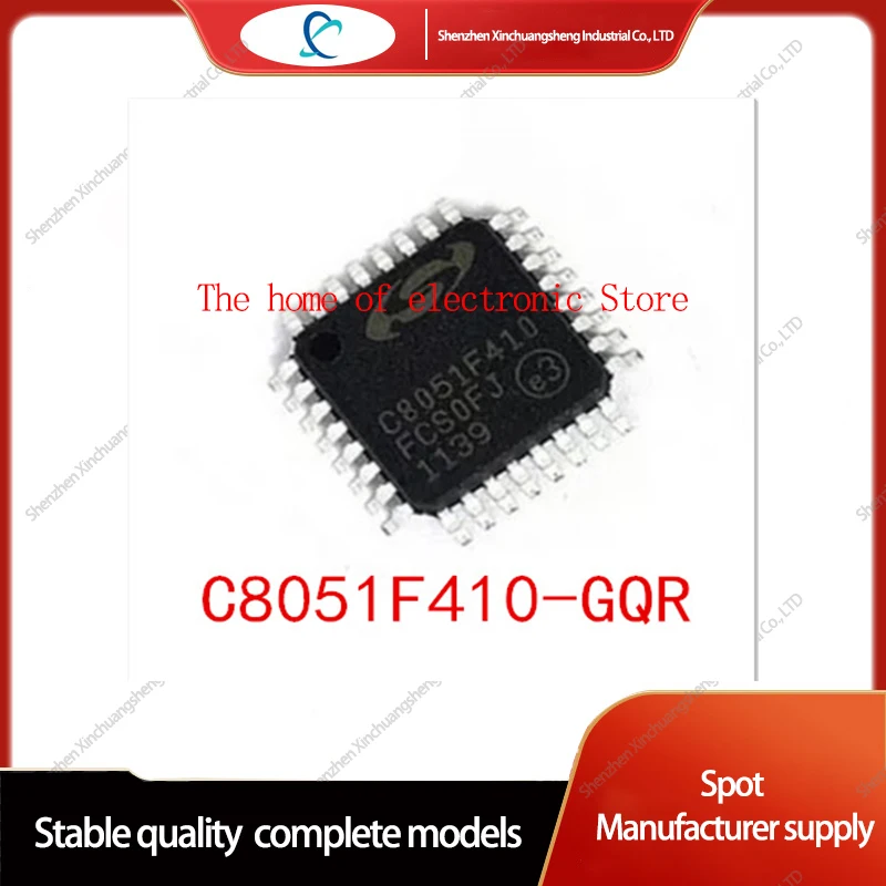 

5PCS C8051F410-GQR 8051 C8051F41x Microcontroller IC 8-Bit 50MHz 32KB (32K X 8) FLASH 32-LQFP C8051F410