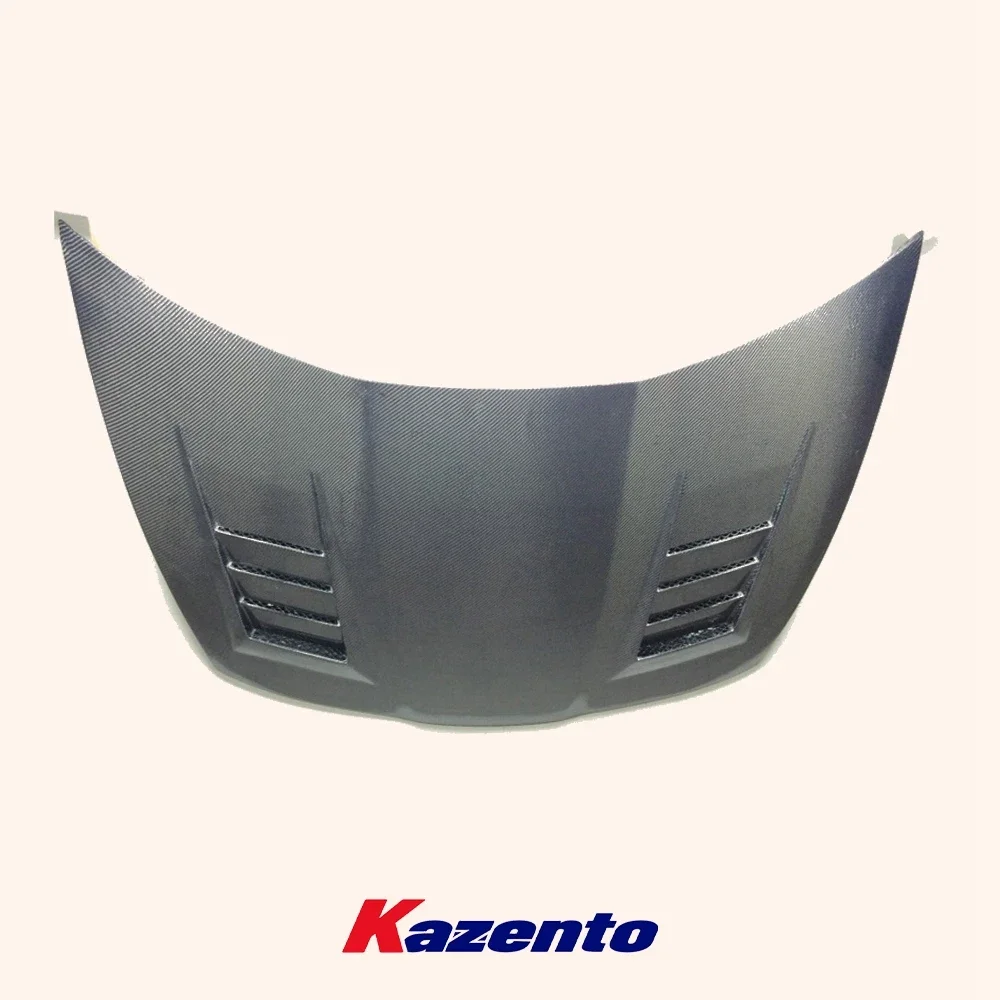 For HONDA Civic 06-11  Type R FN2  EPA Style Carbon Fiber Vented Front Bumper Hood Bonnet!