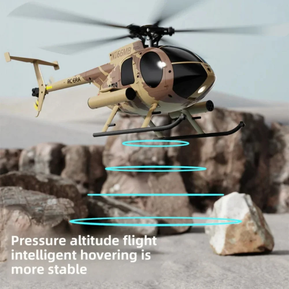 RCREA C189 Remote Control Airplane Simulated Bird Helicopter with Air Pressure Height Stabilization Dual Brushless Motors RC Toy