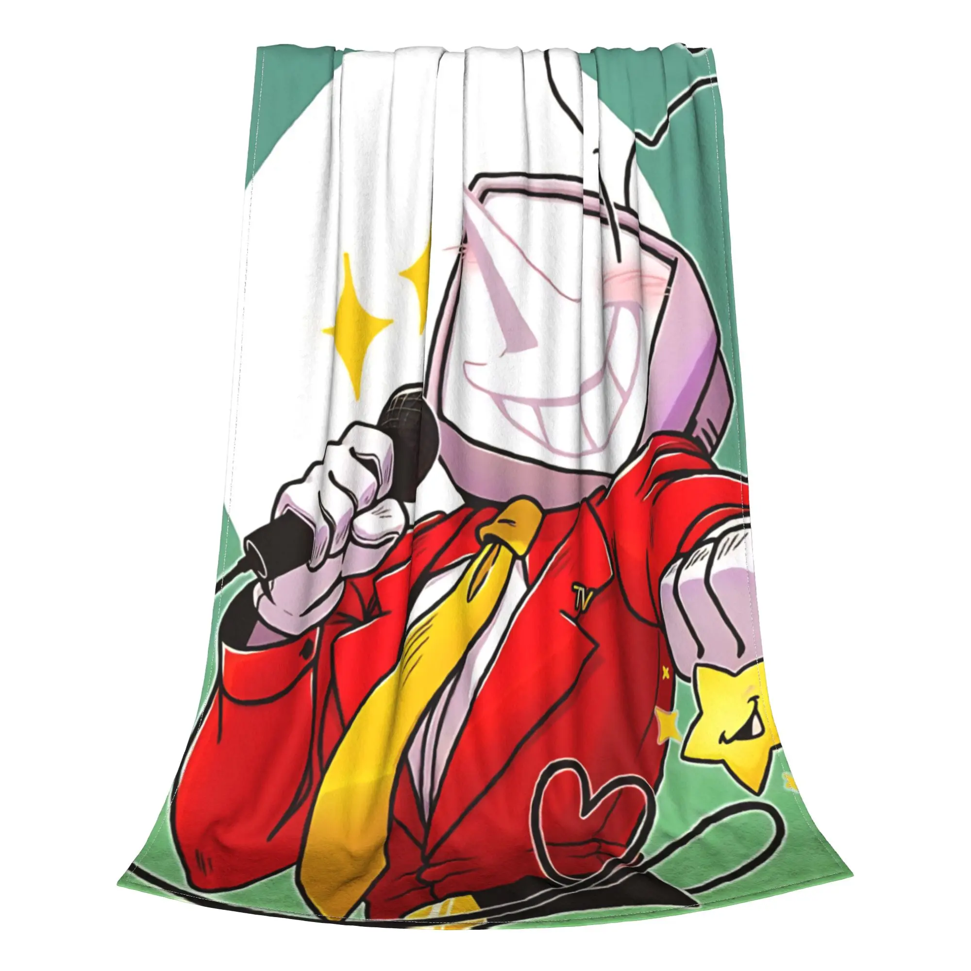 1PC Green Fantasy Creature Design  Deltarune Home Room Decorations Winter Blankets For Adults Bedding Home Interior Sofa Knee