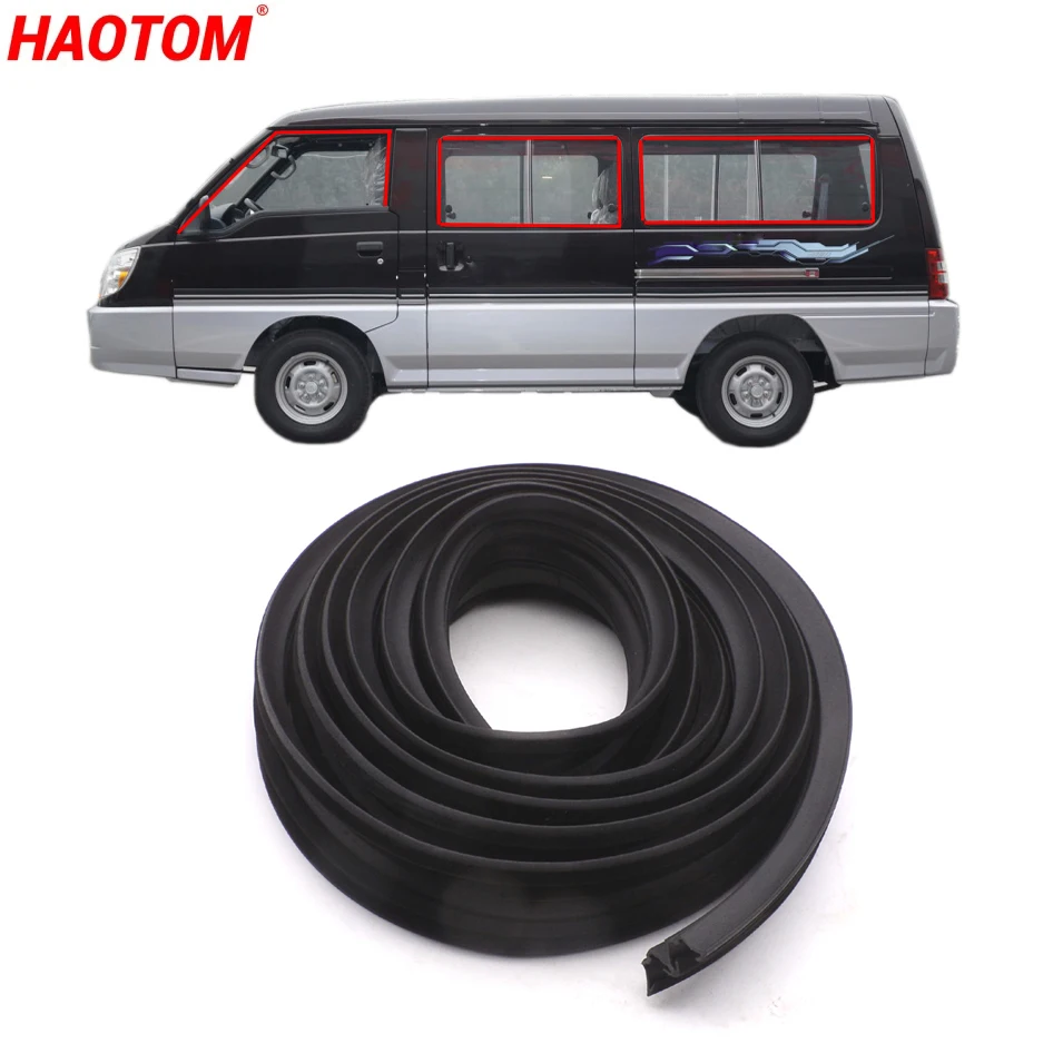 1PCS Car Run Channel Window Glass Seal For Mitsubishi DELICA Van L300 1987 1988 1989 1990 1991 1992 1993 1994 1995 1996-2005