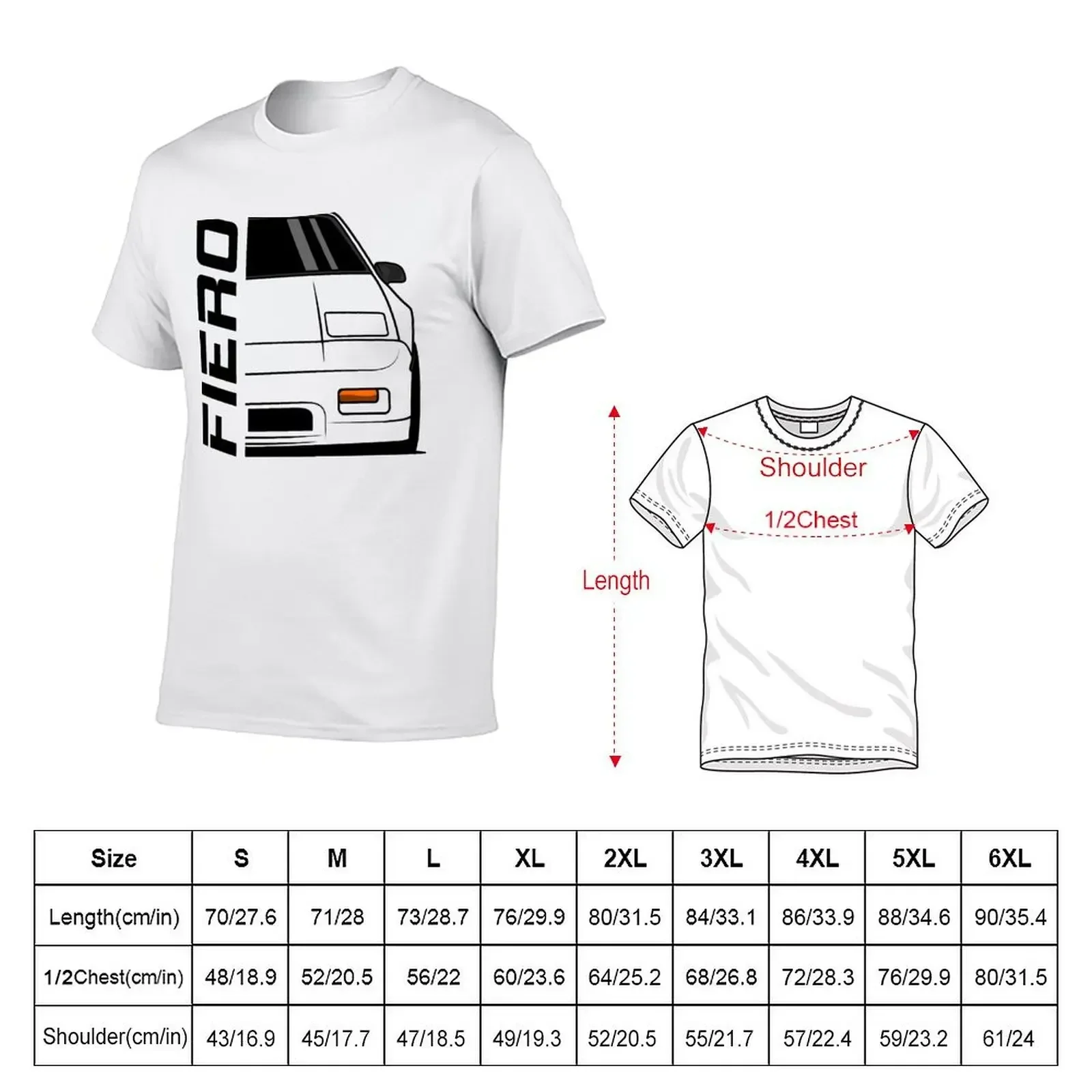 Front Racing Fiero T-Shirt quick-drying cheap stuff vintage clothes shirts graphic tee tshirts for men