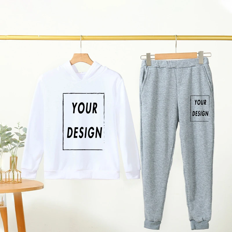 Kinder Mode 2 stücke Pullover Hoodie + Hosen Anzüge 1-8Y Jahre Jungen Mädchen Casual Langarm Sportswear Trainingsanzüge Kinder kleidung – Detail 12