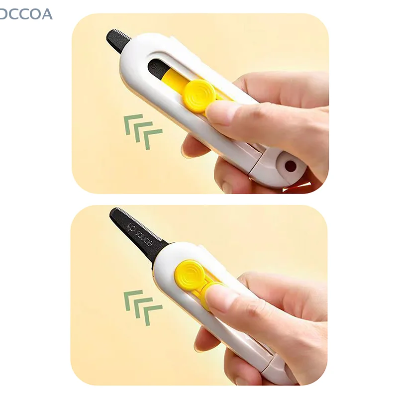 Magnetic Mini Box Cutter Portable Box Cutter Letter Opener And Paper Cutter Retractable Blade Durable Mini Box