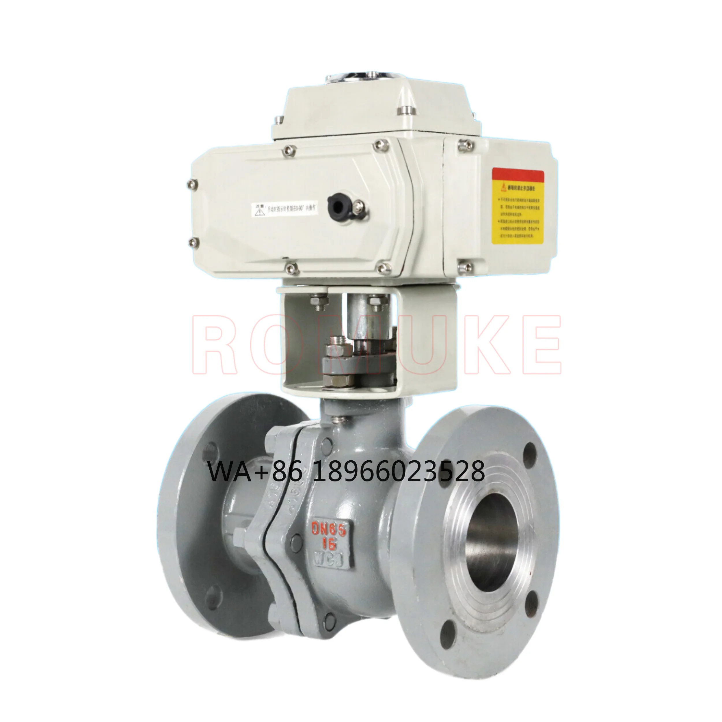 

Q941F GB Standard Carbon Steel WCB 2 Way Floating Type Electric Flanged Ball Valve