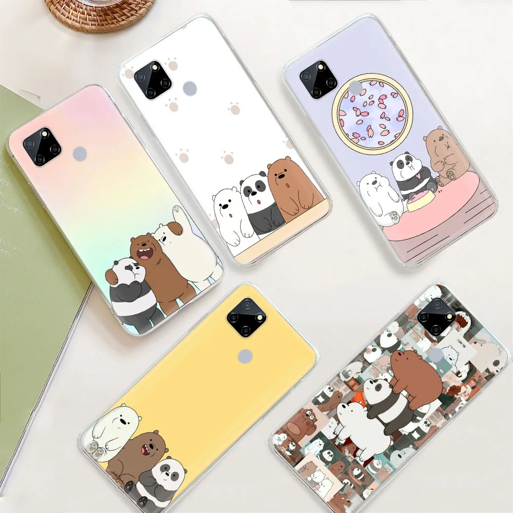 Cover for Tecno Camon 15 16 17 18 Premier 18I 18T 18P Spark Go 5 6 AIR 7 7T 8 8P 8C Pova Neo 2 Pro Soft Case ZR61 Bears