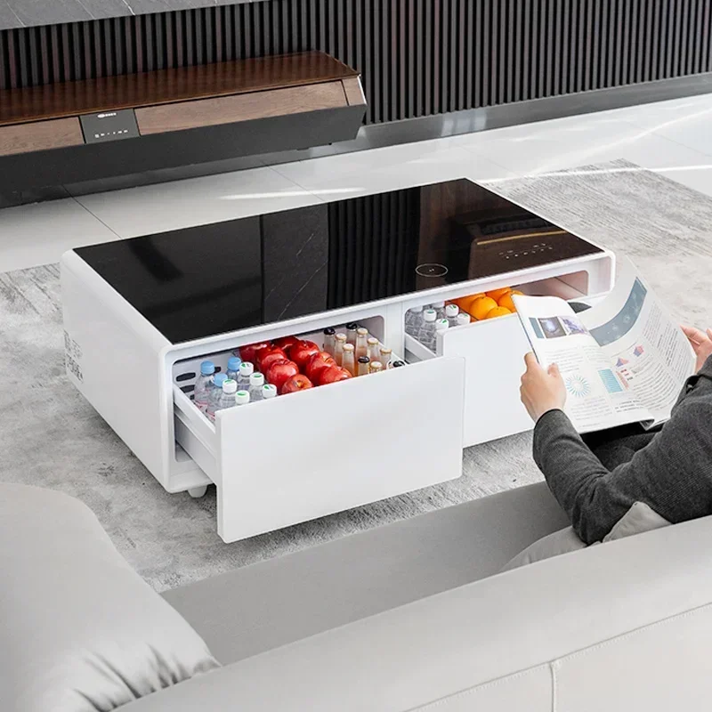 

Primst small refrigerator Bar refrigerator Hotel Mini Barrefrigerator refrigerator Smart coffee table home living room furniture