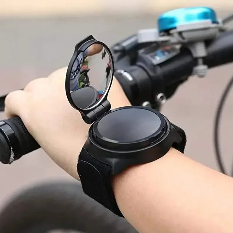 Bicycle Rearview Mirror Wristband Rear View Mirror Arm Back Mirror Wrist Strap Bicycle Motorbike Rear Reflector Riding Equipment image 2