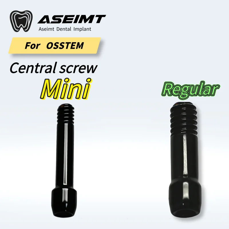 

10 шт. центральных винтов Osstem для дентальных имплантатов MIS Abutment, стандартные, композитные, с различными диаметрами, позиционирующие винты