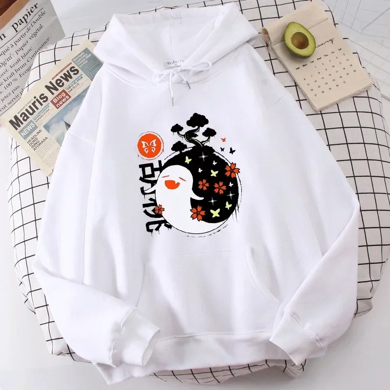 Genshin Impact Hoodies Women‘s’ Sweatshirts Y2k Harajuku Fashion Kawaii Hoodie Pullover Cute Cartoon Manga Print Clothing Tops