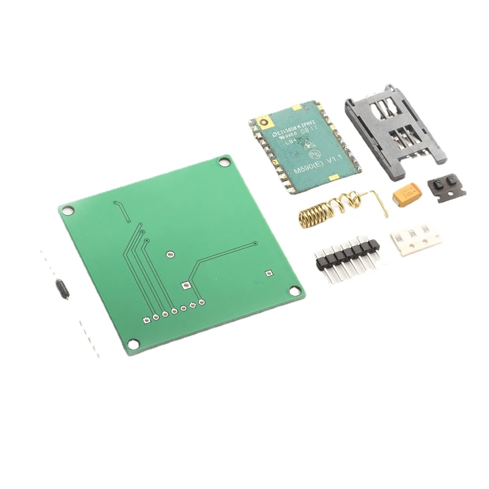 Плата модуля частоты M590E GSM GPRS, наборы для самостоятельной сборки SMS-сообщений, M590 Стандартный в инструкции, ЦП MCU для тестирования TTL 5 в 1 А