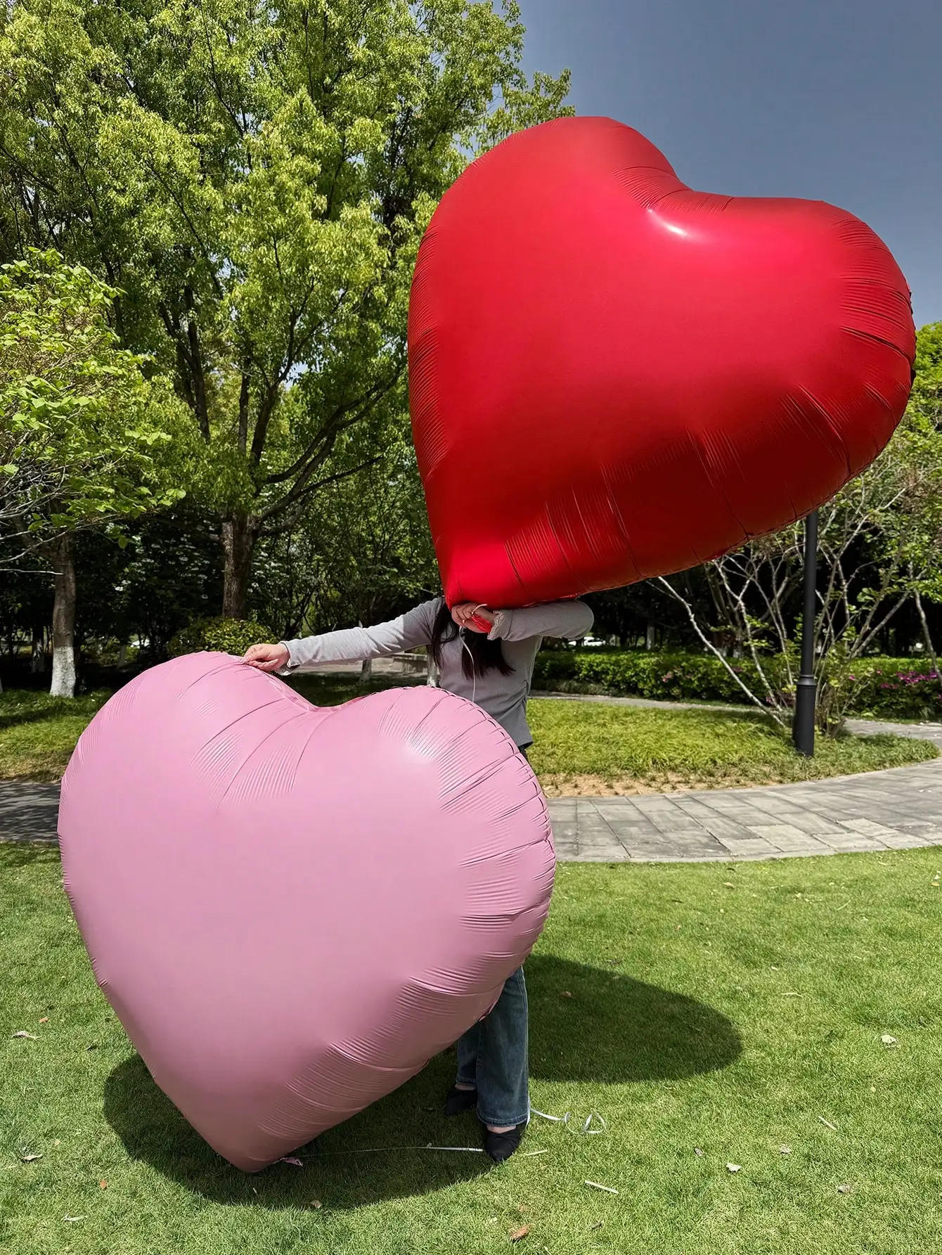 63 Inch Red/Rose/Pi… - image