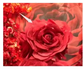 Valentine's Day big red flowers Dress party show dance show DJ female rose interactive gogo