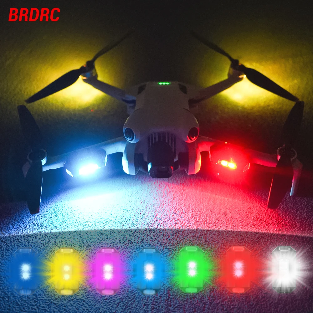 Universal Drone Strobe Light Night Flight Warning LED Light for DJI Avata/Air 2/Mini 3 Pro/Mini 2/FIMI X8 SE Mavic 3 Pro