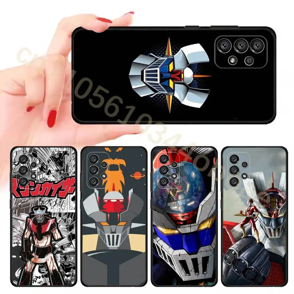 Anime M-Mazinger Z Robot Phone Case For Samsung Galaxy A13,21s,22,31,32,52,53,71,80,A91 Soft Black Cover
