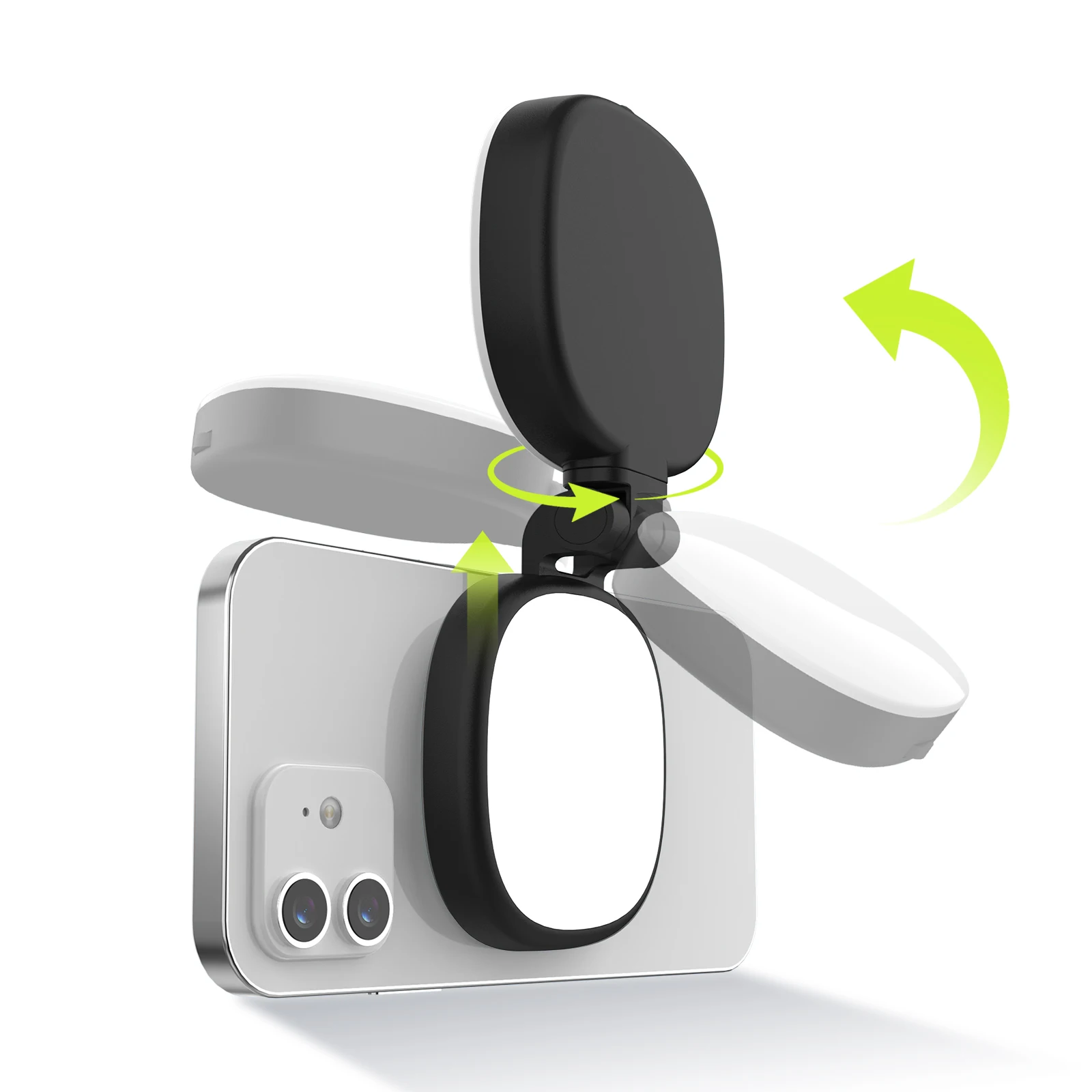 

M27 Портативный магнитный держатель для телефона с подсветкой для селфи Светодиодный карманный заполняющий светильник Открытый макияж для освещения фотостудии