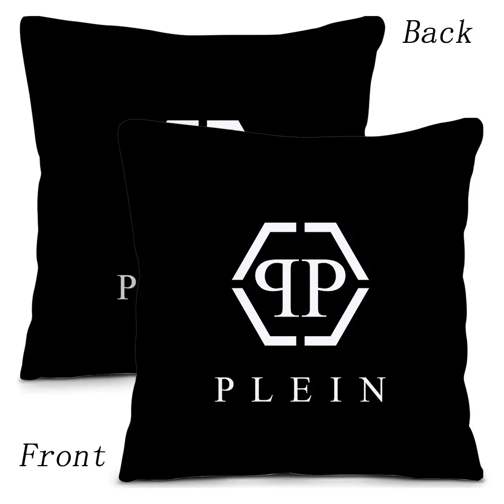 Football Pillow Covers Qp-P-PHILIPPS Football Club Decorative Home Double-sided Printing Short Plush Cushion P-PLEINS Cover