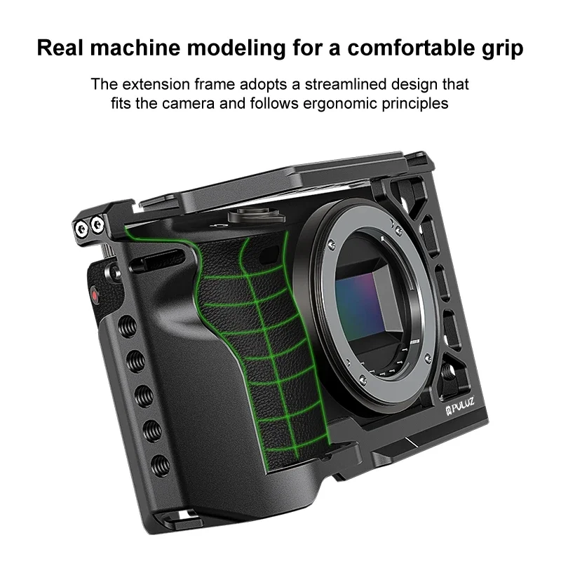 Metal Camera Cage Expansion Mount Stabilizer Rig For Sony A6500 / A6400 / A6300 / A6000 Camera Accessories