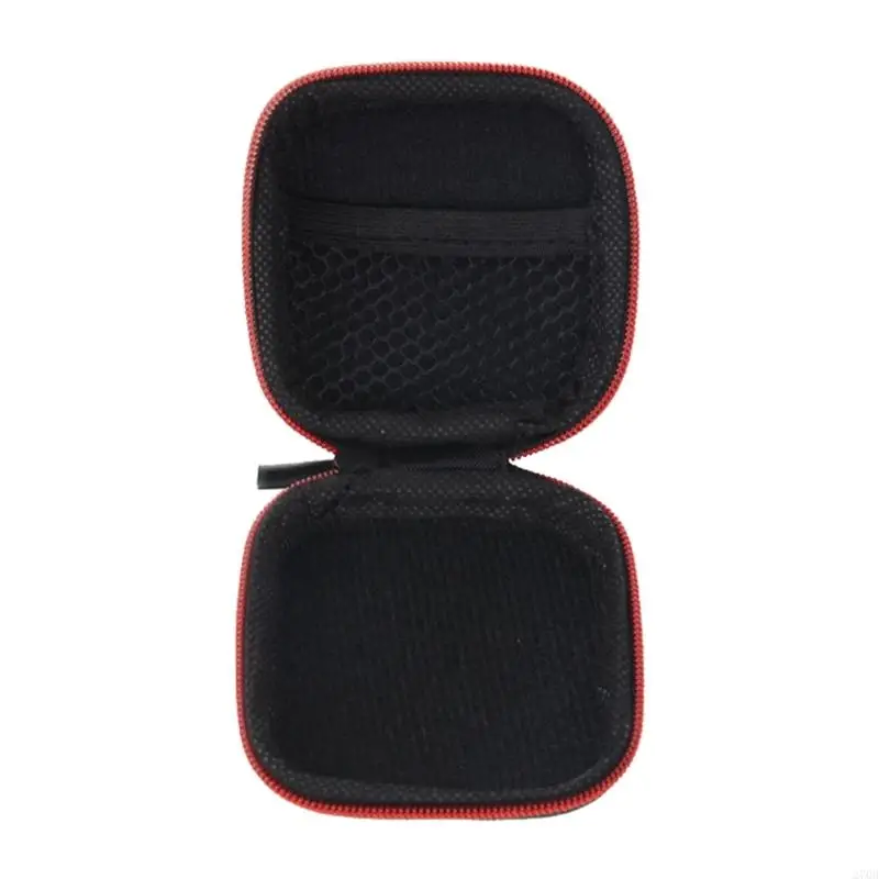 Carbon Fiber Gadget Storage Case Secure Zippers Closures for Mobile Phone Data Cable Small Electronic Accessories - Image 4