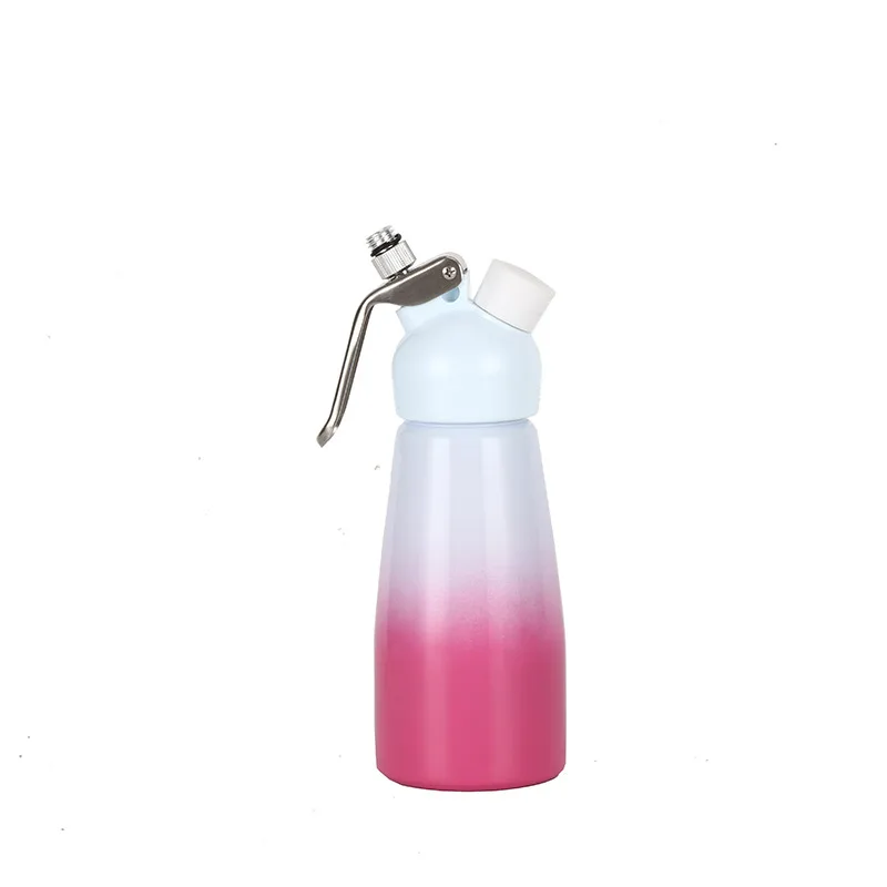 New Gradient Aluminum Body Plastic Cover Grease Gun Multifunctional Aluminum Cream Cylinder Household Kitchen Flower-Making Gun