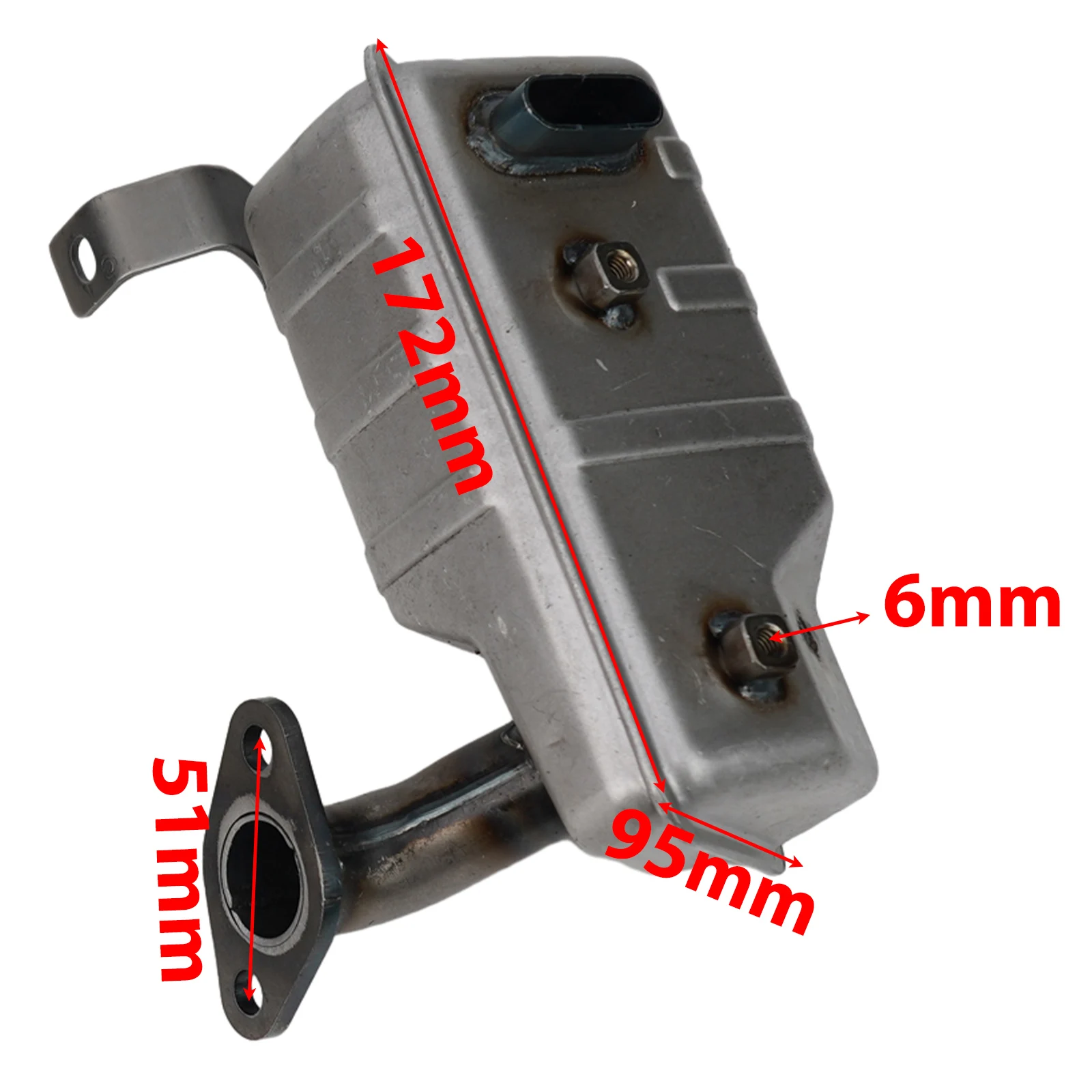 Robust Exhaust Muffler Assembly Compatible with For EY20 For EY203 and For EY20D Engines Quiet Operation Guaranteed