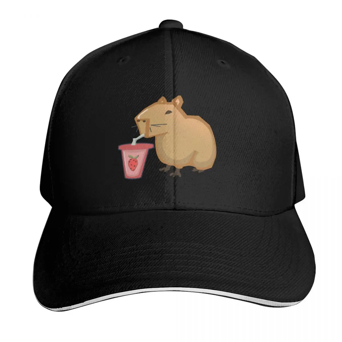 Happy Capy Baseball Cap Horse Hat Luxury man cap dad hat Kids Hat Baseball For Men Women's