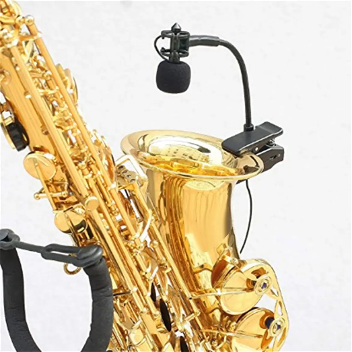 

these Saxophone Professional Wireless Microphone UHF Gooseneck Voice Recording Live Show for Saxophone Trumpet Sax Horn Tuba