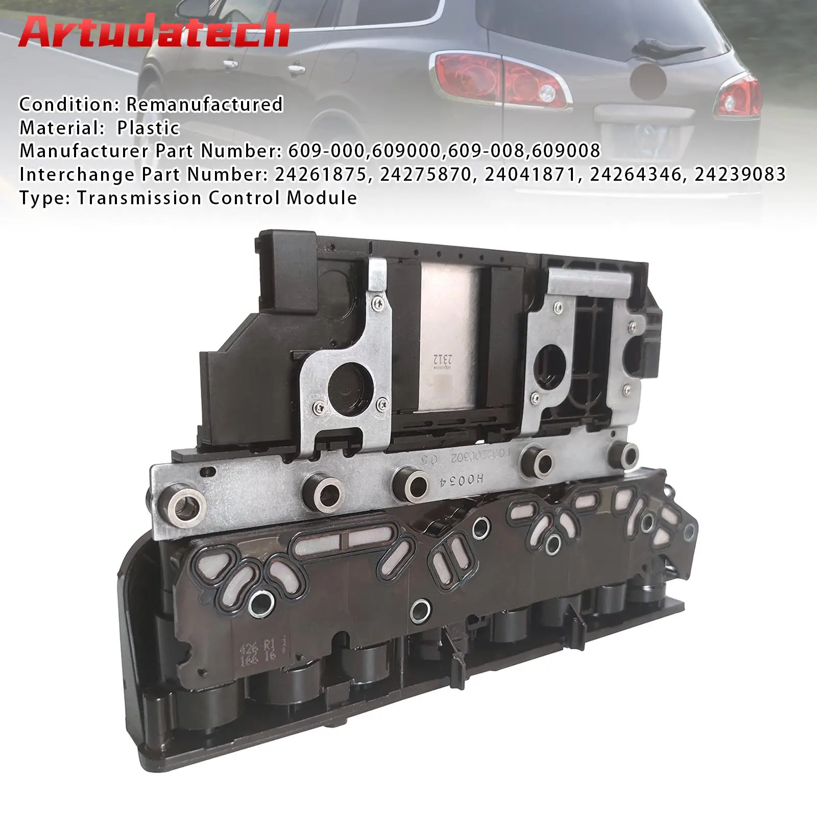 

Artudatech 6T70/6T75/6T80 TCM Transmission Control Module For Buick Cadillac Chevrolet GMC