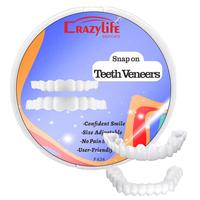 Teeth Veneers Tooth Cover Set Dentures Dental Veneers Snap On Cover The Teeth Fake Tooth Instant Confidence Smile Temporary Teet