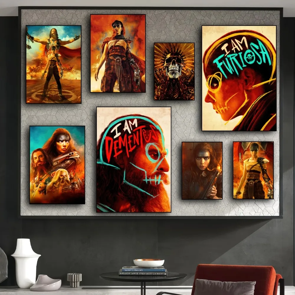 Furiosa A Mad Max Saga Poster Prints Wall Pictures Living Room Home Decoration