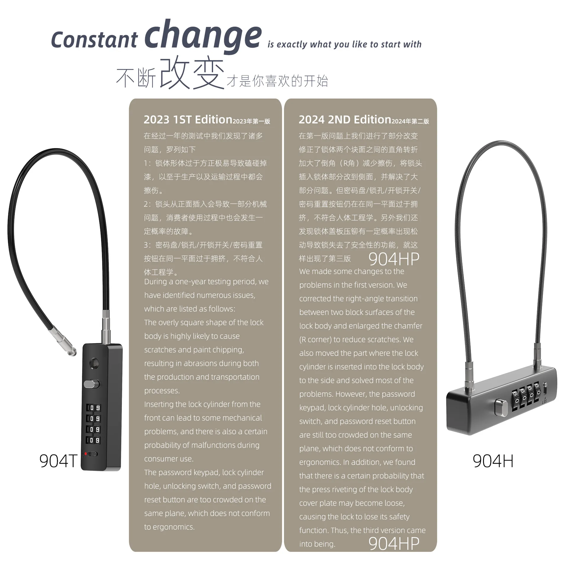 قطر السلك سميك سلك حبل قفل دفع قضيب قفل مجمع رقمي متعدد الأغراض، خوذة دراجة مضادة للسرقة