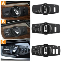 Sostituzione del pannello di copertura del pulsante del faro dell'interruttore rotante del faro anteriore dell'auto per BMW 5 6 7 serie X3 X4 F10 F11 F07 F06 F01 F25 F26