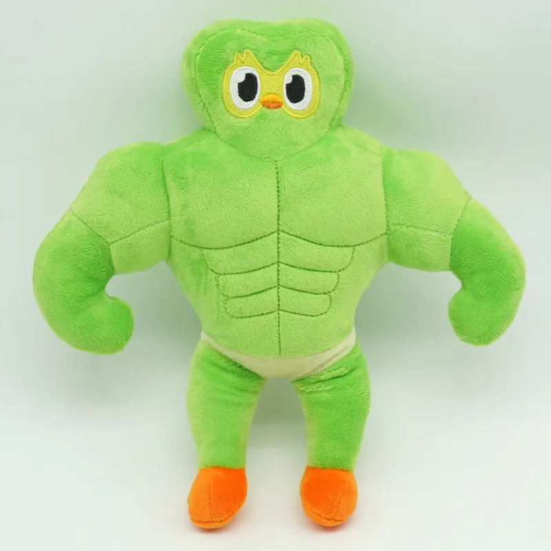 

Новая плюшевая игрушка Duolingo Buff Duo в виде зеленой совы, 25 см, милая мягкая игрушка-кукла Duolingo Buff Duo, подарок для детей