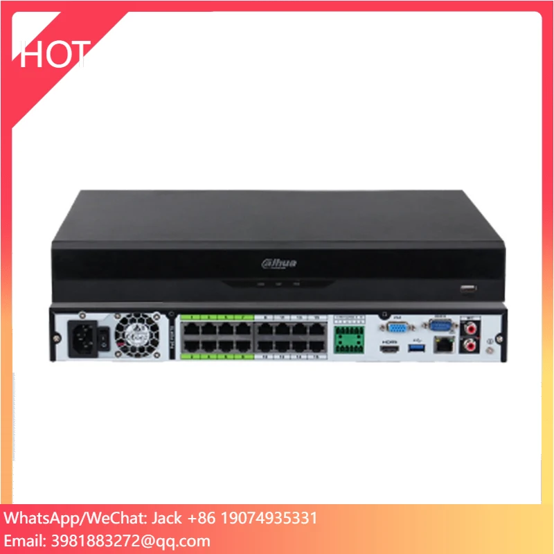 

English Version 16 Channel Dual Disk POE Network Video NVR DHI-NVR5216-16P-EI International Version