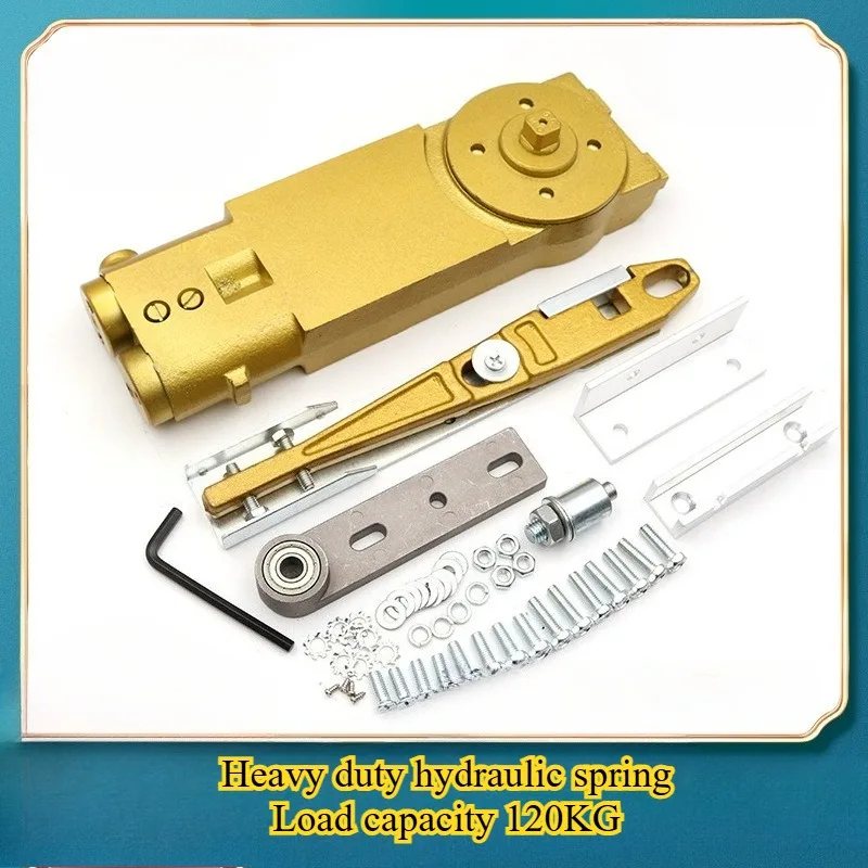 

Heavy Duty Hydraulic Sky Spring Glass Door Buffer Hydraulic Function Sky Spring No Drilling Double Cylinder Spring