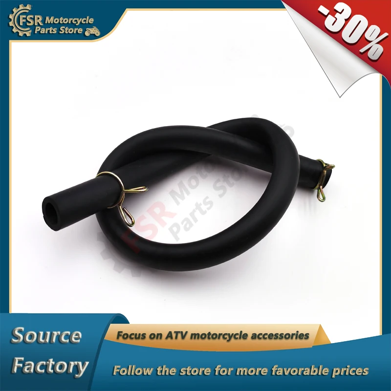 Air filter assembly hose Fits LINHAI 260 300 Stels ATV 300B Buyang FEISHEN 300 with clamp length 455mm