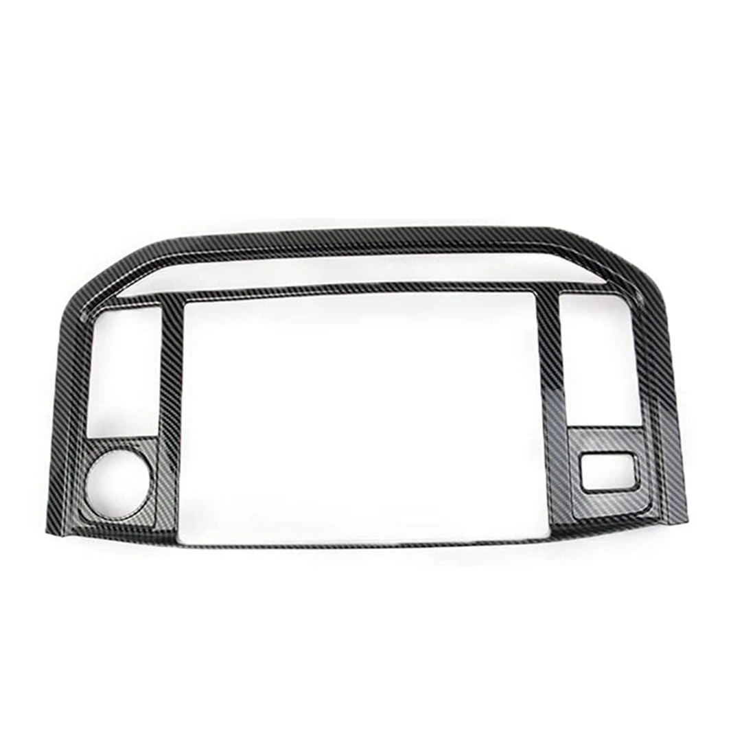 

For Ford F-150 F150 2021 2022 Car Dashboard Navigation Cover Panel Trim ABS Interior Accessories,Carbon