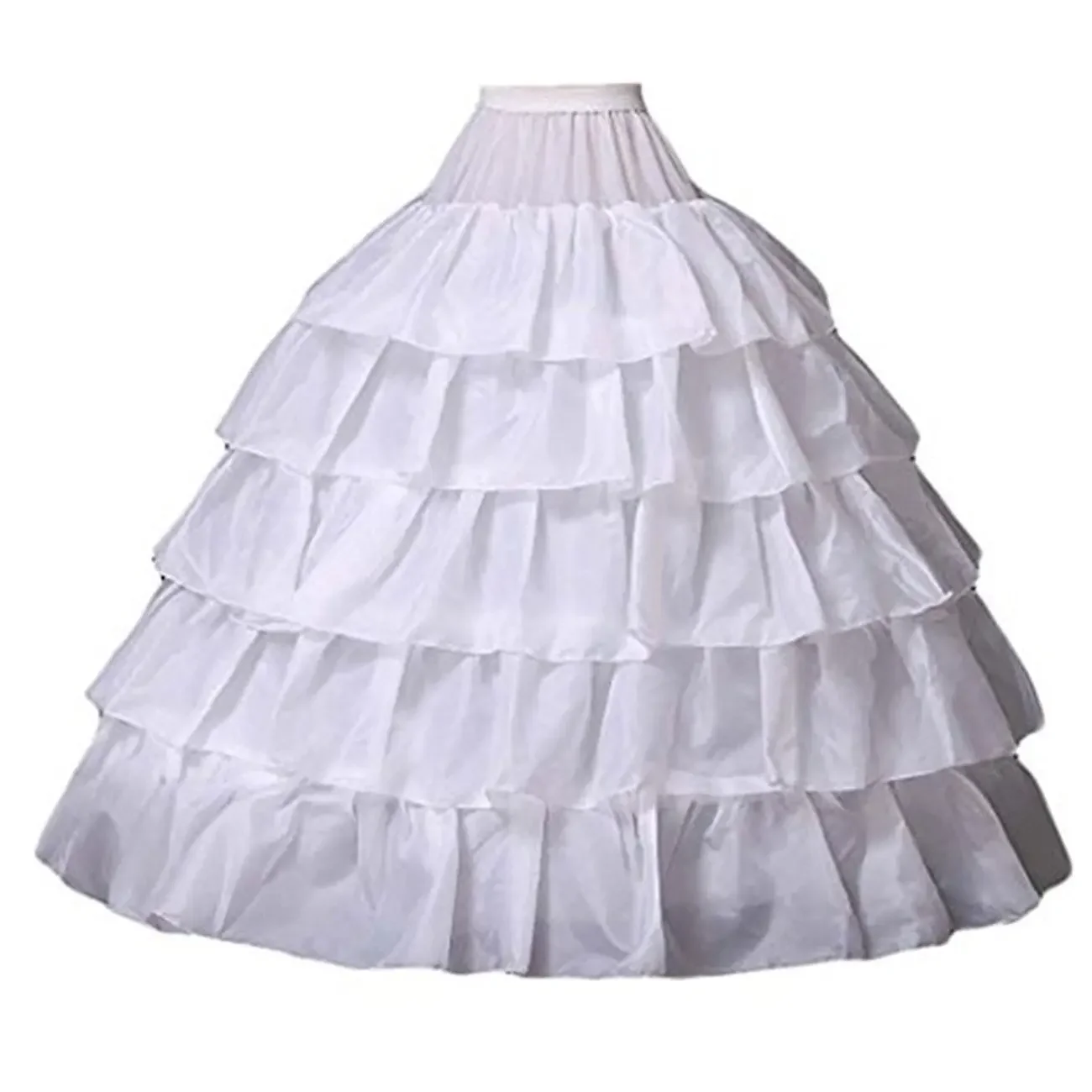 Mermaid White Wedding Accessories Petticoat Underskirt Slips Evening Prom for Wedding Dress