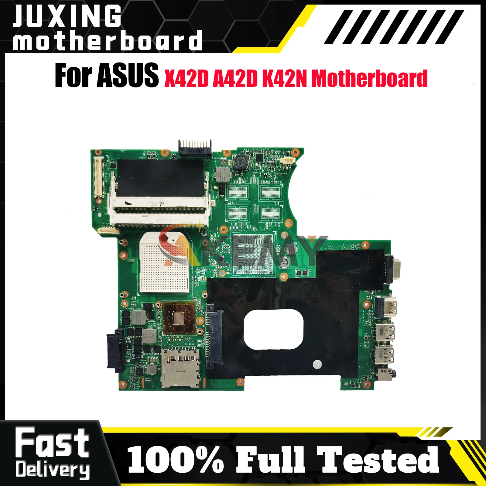 

K42N Laptop Motherboard For ASUS A42D X42D K42N K42N Notebook Mainboard This item is in stock 100% tests OK fast shipping