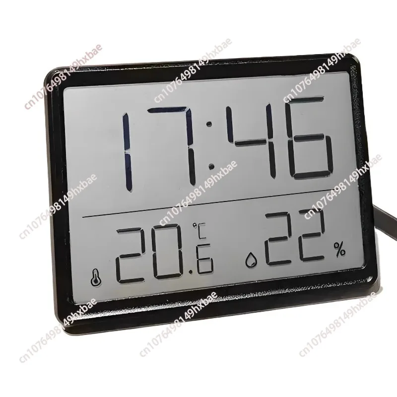 3.7inch Magnetic Wall Clock Bedside Digital Clocks Large LCD Screen Ultra Thin Clocks for Living Room