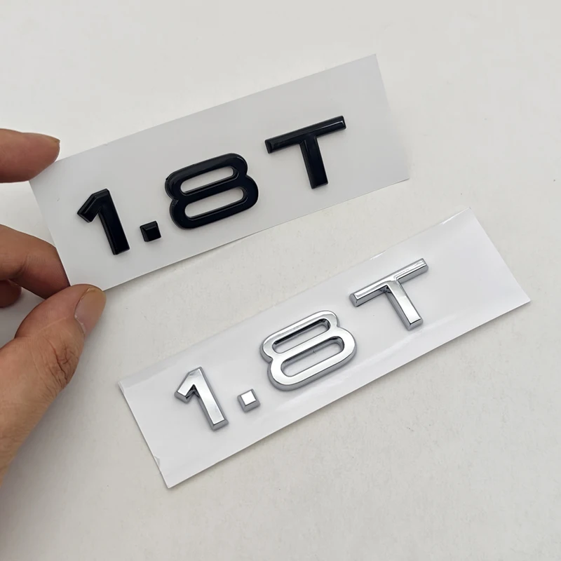 3D ABS Engine 1.8 T Logo 1.8T Badge Car Rear Trunk Sticker 1.8T Emblem for Audi A3 8L A4 B5 B6 B7 TT S3 1.8T Accessories view 5