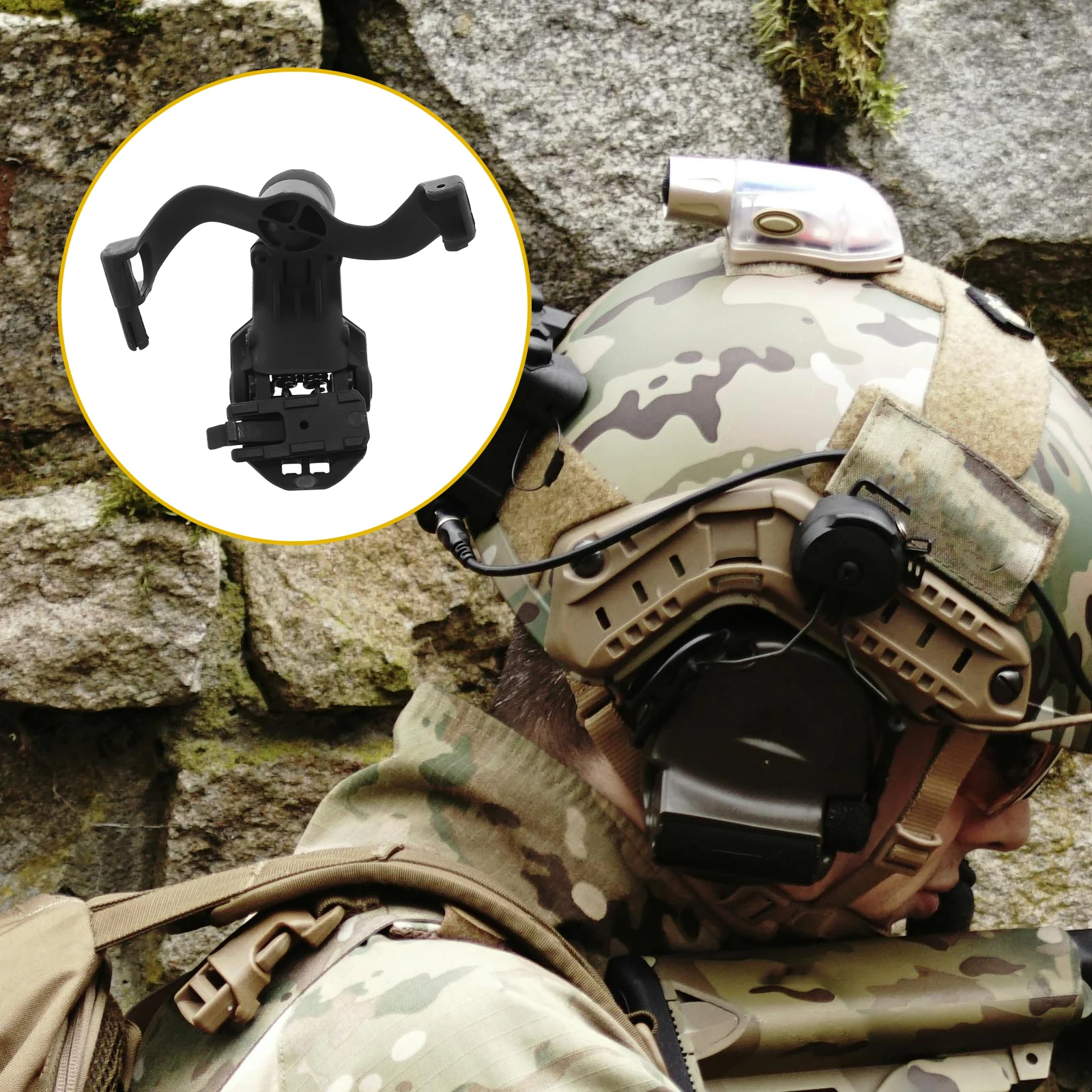 

Headphone Rack Stand Portable Holder Adapter Black Noise Cancelling Rail Design Easy Storage Outdoor Supply