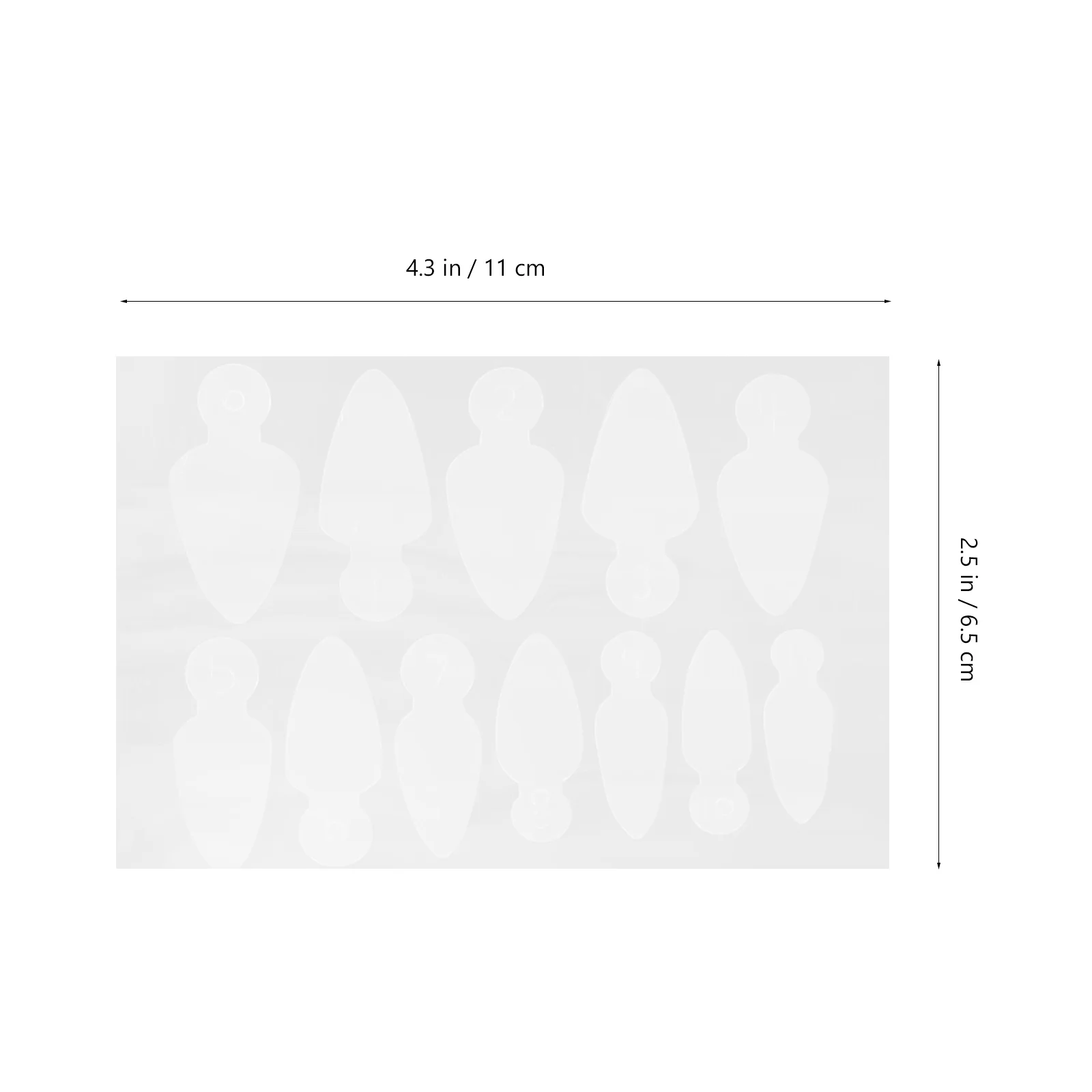 4 vellen nagelvormstickers siliconen Franse tipsticker nagels verlenggereedschap doe-het-zelf manicure nagelkunstdecoraties