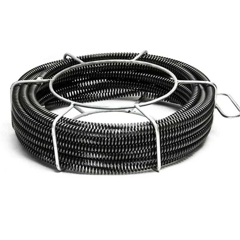 Electric Drain Cleaner Kitchen Drain Cleaning Bathroom Clog Removal and Cleaning Coiled Spring Toilet Plunger 220V